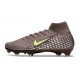 Scarpa Nuovo Nike Mercurial Superfly 10 Elite FG Marrone Giallo