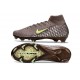 Scarpa Nuovo Nike Mercurial Superfly 10 Elite FG Marrone Giallo