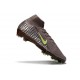Scarpa Nuovo Nike Mercurial Superfly 10 Elite FG Marrone Giallo