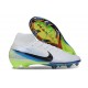 Scarpa Nuovo Nike Mercurial Superfly 10 Elite FG Bianco Nero Blu