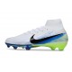Scarpa Nuovo Nike Mercurial Superfly 10 Elite FG Bianco Nero Blu