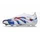 adidas Predator Elite Laceless FG Bianco Blu Rosso