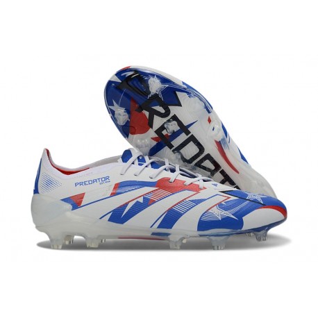 adidas Predator Elite 25 FG Blu Bianco Rosso