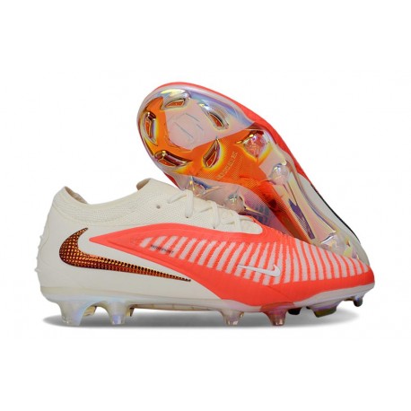 Scarpa Nuovo Nike Phantom 6 Low Elite FG Rosso Bianco