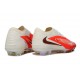 Scarpa Nuovo Nike Phantom 6 Low Elite FG Rosso Bianco
