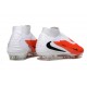 Scarpe Alte Nike Phantom 6 Elite FG Rosso Bianco Nero