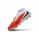 Scarpe Alte Nike Phantom 6 Elite FG Rosso Bianco Nero