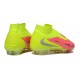 Scarpe Alte Nike Phantom 6 Elite FG Rosa Giallo