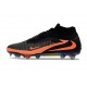 Scarpe Alte Nike Phantom 6 Elite FG Nero Arancio