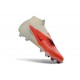 Scarpe Alte Nike Phantom 6 Elite FG Rosso Bianco Nero