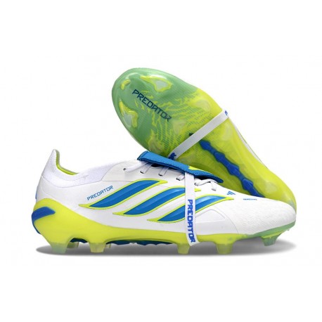 Adidas Predator Elite Foldover Tongue FG Bianco Blu Giallo
