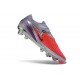 Scarpa Nuovo Nike Phantom 6 Low Elite FG Rosso Viola Nero