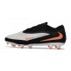 Scarpa Nuovo Nike Phantom 6 Low Elite FG Bianco Nero Arancio