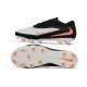 Scarpa Nuovo Nike Phantom 6 Low Elite FG Bianco Nero Arancio