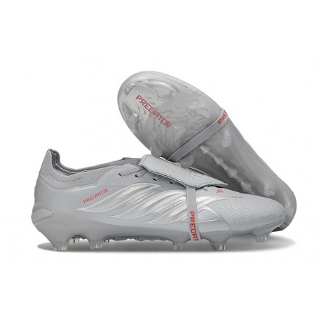 Adidas Predator Elite Foldover Tongue FG Grigio Argento