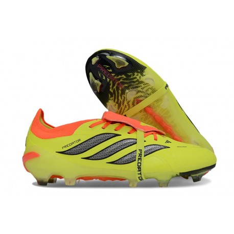 Adidas Predator Elite Foldover Tongue FG Giallo Rosso Nero