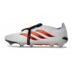 Adidas Predator Elite Foldover Tongue FG Bianco Rosso