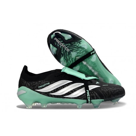 Adidas Predator Elite Foldover Tongue FG Nero Verde Bianco