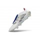 Adidas Predator Elite Foldover Tongue FG Bianco Argento Bleu