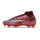 Nike Zoom Mercurial Superfly X Elite FG Safari Rojo Argento
