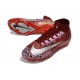 Nike Zoom Mercurial Superfly X Elite FG Safari Rojo Argento