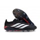 Scarpe da Calcio Adidas Predator 26 Elite FG Nero Bianco Rosso