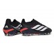 Scarpe da Calcio Adidas Predator 26 Elite FG Nero Bianco Rosso