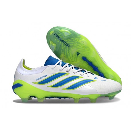 Scarpe da Calcio Adidas Predator 26 Elite FG Bianco Blu