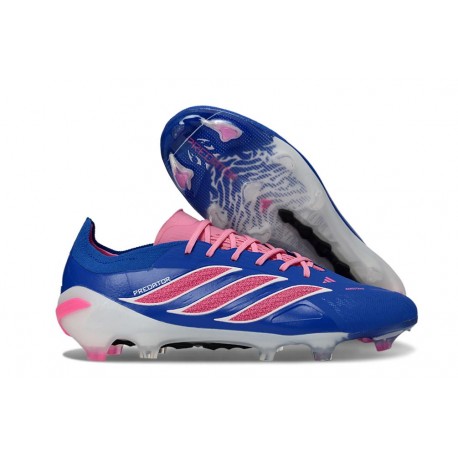 Scarpe da Calcio Adidas Predator 26 Elite FG Blu Rosa