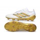 Scarpe da Calcio Adidas Predator 26 Elite FG Bianco Oro