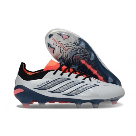 Scarpe da Calcio Adidas Predator 26 Elite FG Grigio Nero