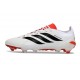 Scarpe da Calcio Adidas Predator 26 Elite FG Bianco Nero Rosso