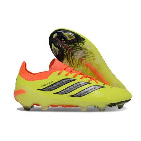 Scarpe da Calcio Adidas Predator 26 Elite FG Giallo Rosso Nero