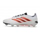Scarpe da Calcio Adidas Predator 26 Elite FG Bianco Rosso Nero