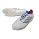 Adidas Scarpa Predator Low Elite FG Bianco Blu