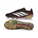 Adidas Scarpa Predator Low Elite FG Nero Oro Bianco