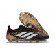 Adidas Scarpa Predator Low Elite FG Nero Oro Bianco