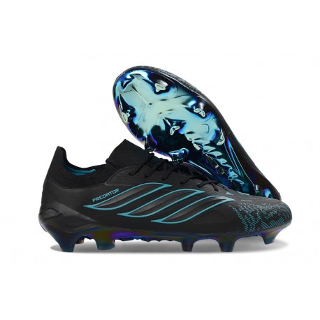 Adidas Scarpa Predator Low Elite FG Nero Blu