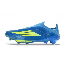 adidas F50 + Laceless Elite FG MESSI Team Blu Royal Giallo Solare Semi Blu Burst