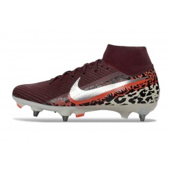 Nike Mercurial Superfly X Elite SG-Pro Borgogna Argento