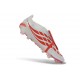 Adidas Predator Elite Foldover Tongue FG Bianco Rosso Nero