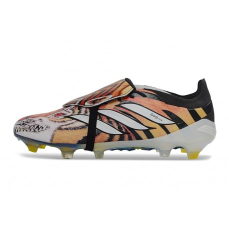 Crampons adidas Y-3 - Design Tigre Arancione e Oro