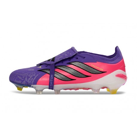 Adidas Predator Elite Foldover Tongue FG Viola Rosa Nero