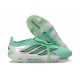 Adidas Predator Elite Foldover Tongue FG Verde Argento Nero