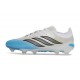 Adidas Scarpa Predator Low Elite FG Bianco Blu Nero