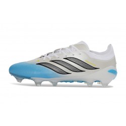 Adidas Scarpa Predator Low Elite FG Bianco Blu Nero