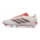 Adidas Scarpa Predator Low Elite FG Bianco Rosso Nero