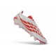 Adidas Scarpa Predator Low Elite FG Bianco Rosso Nero