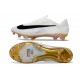 Scarpa da Calcio Nike Mercurial Vapor XVII Elite FG Bianco Nero Oro