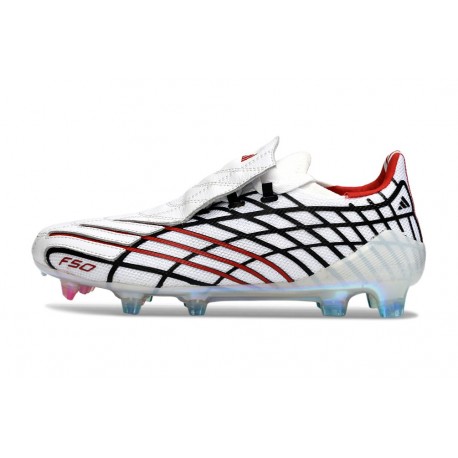 Scarpa adidas F50 Elite FG Spider Bianco Rosso Blu